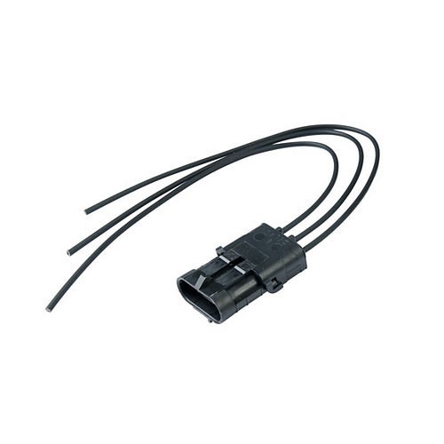 Del City 7501818 Weather Pack Assembled Pigtail, 18 AWG Wire, Female (Tower) Wire